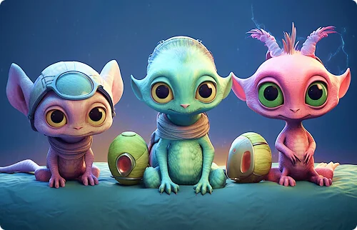 Characters <br> & creatures