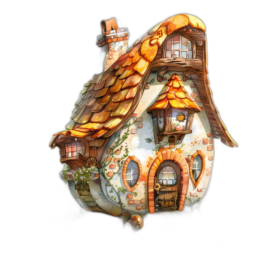 Whimsical Fairy Tale Cottage