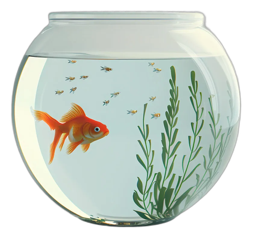 Stylized Goldfish 3D Model