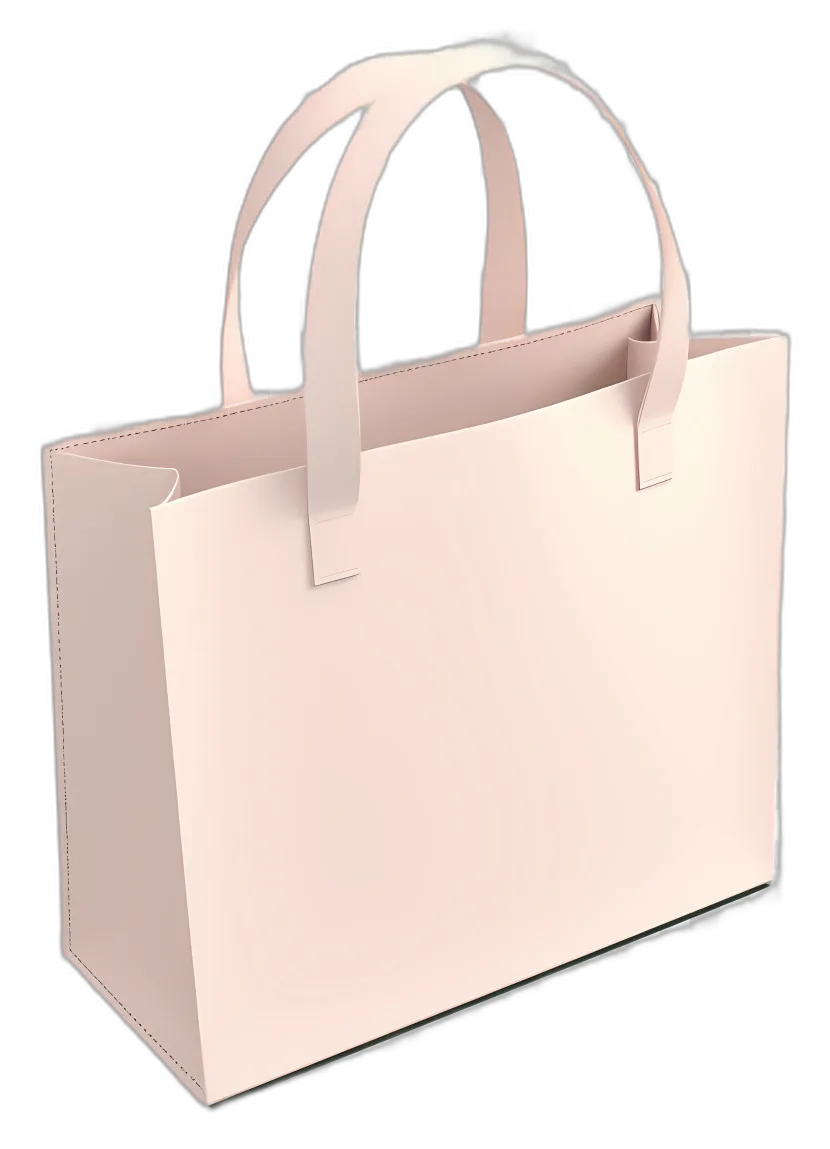 Minimalist Pink Tote Bag