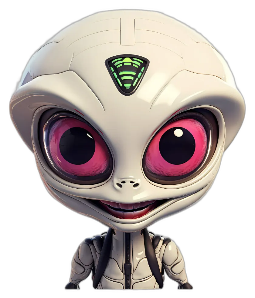 Cute Stylized Alien Character
