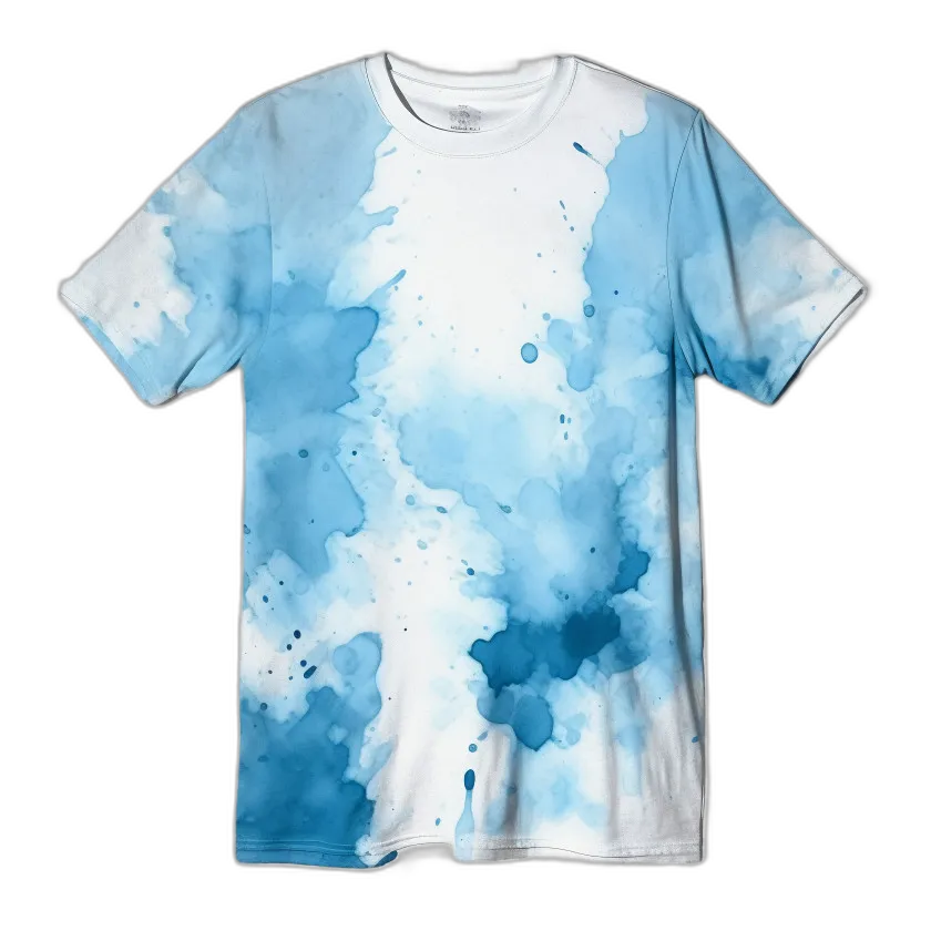 Watercolor Blue Splatter T-Shirt