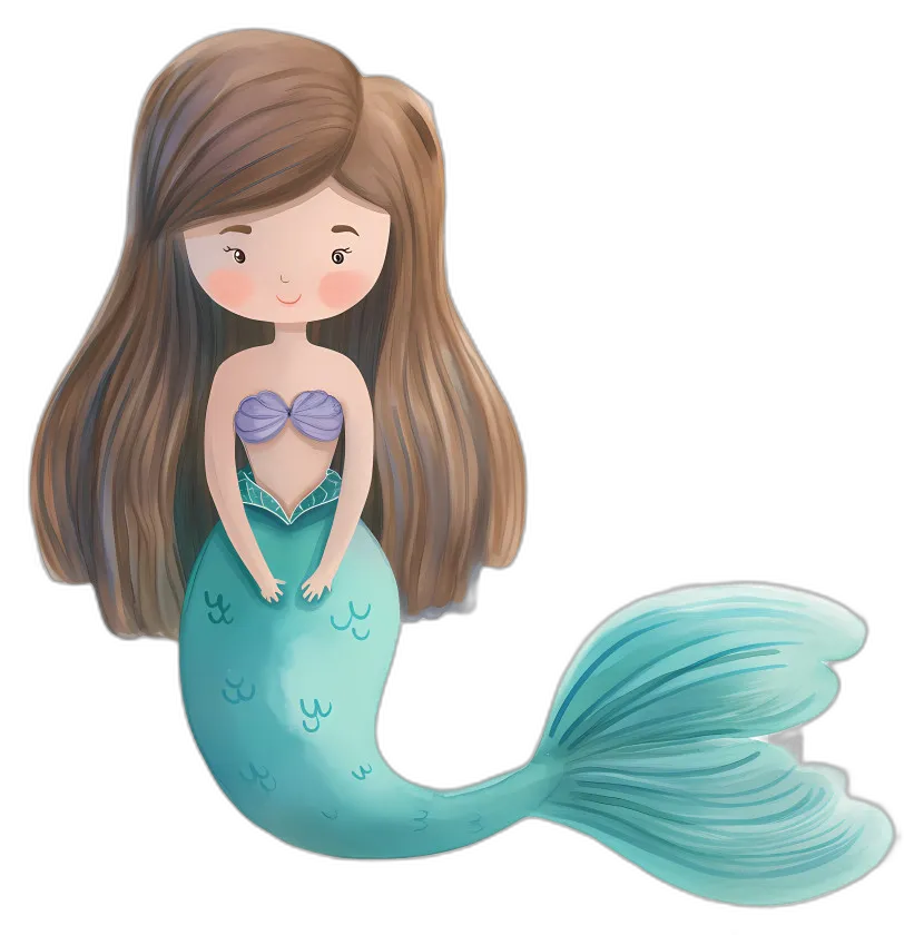 Cartoon Mermaid Character