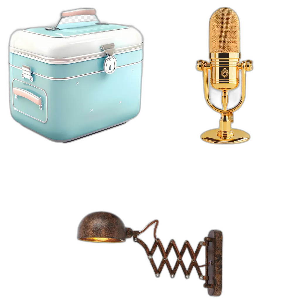 Vintage Decor and Storage Props Bundle