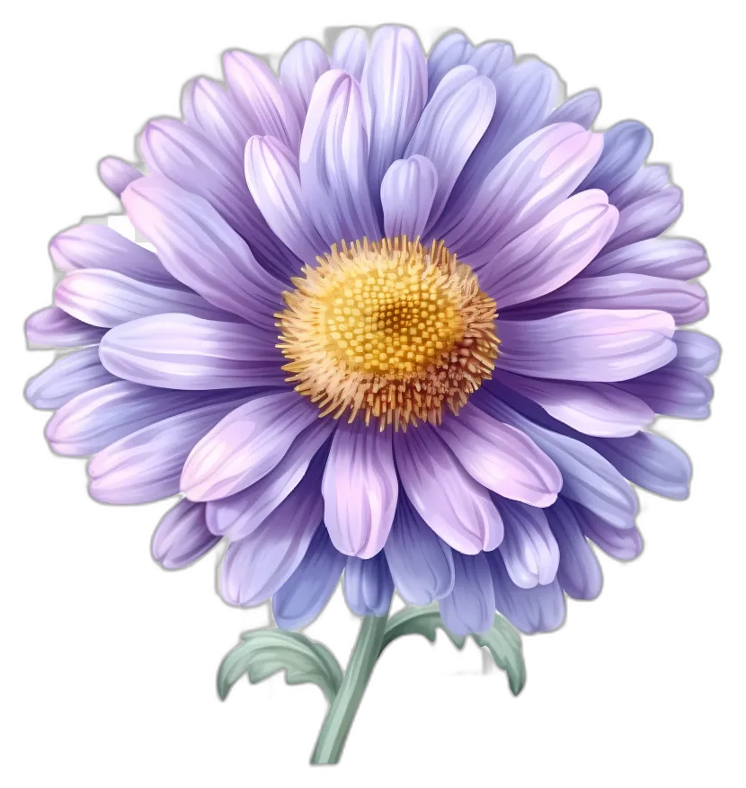 Purple Aster Flower