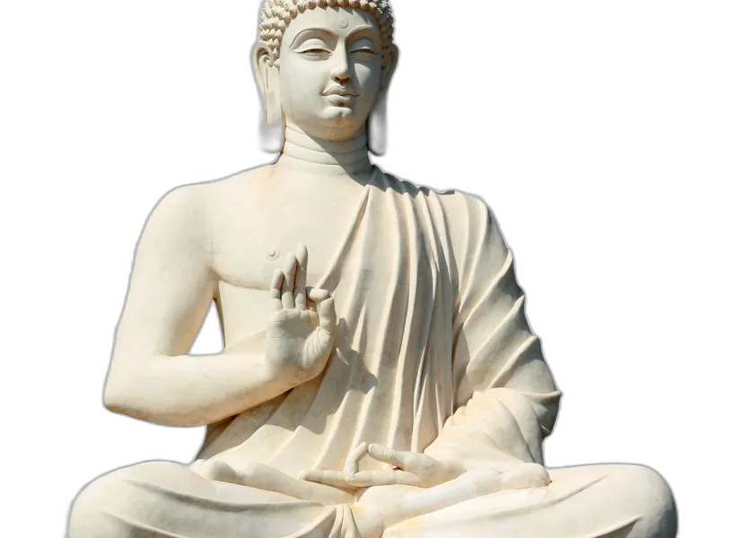 Serene Golden Buddha Statue