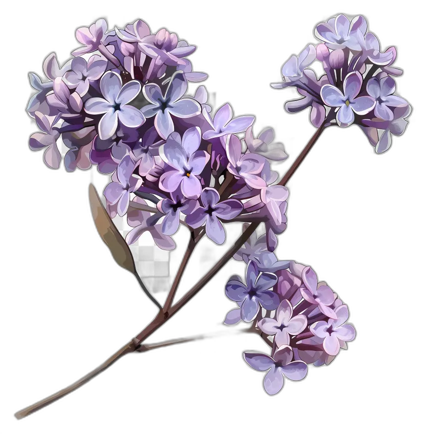 Purple Lilac Flowers