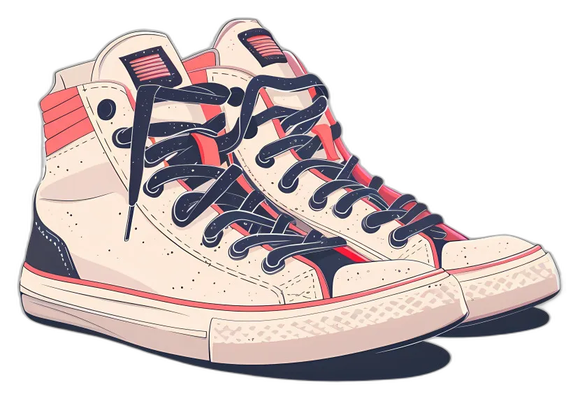 Vintage High-Top Sneakers