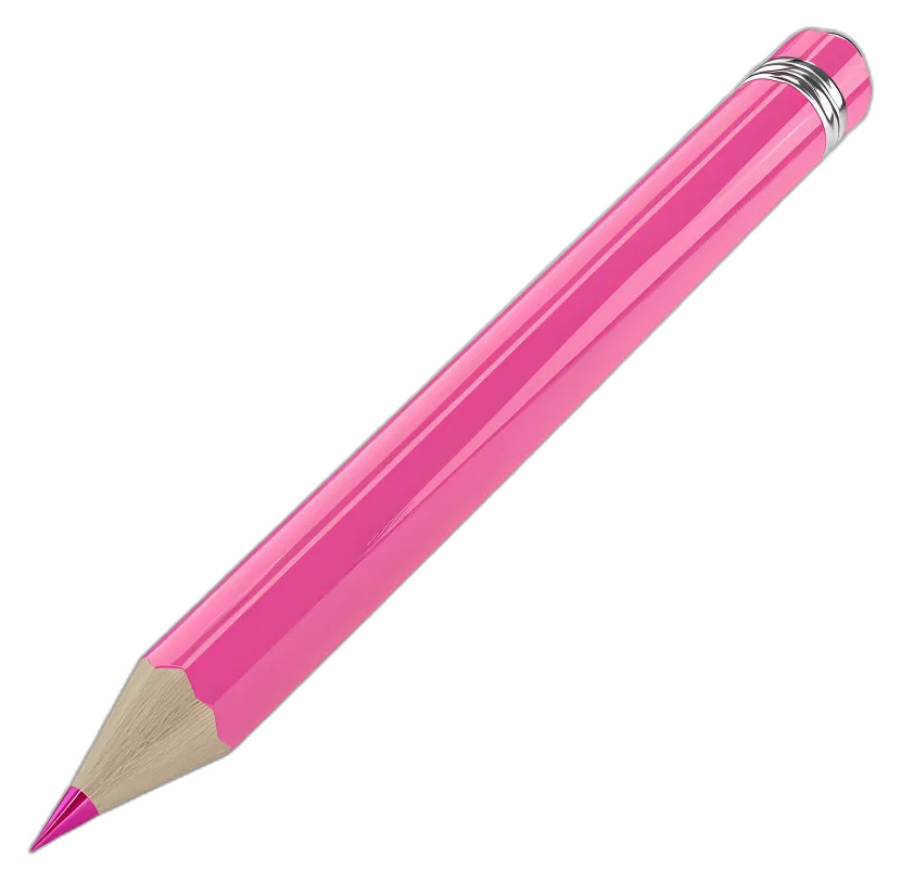 Hot Pink Glossy Pencil