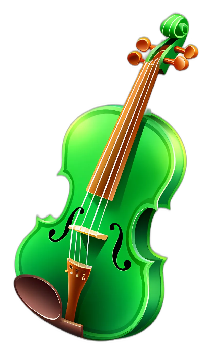 Emerald Green Violin