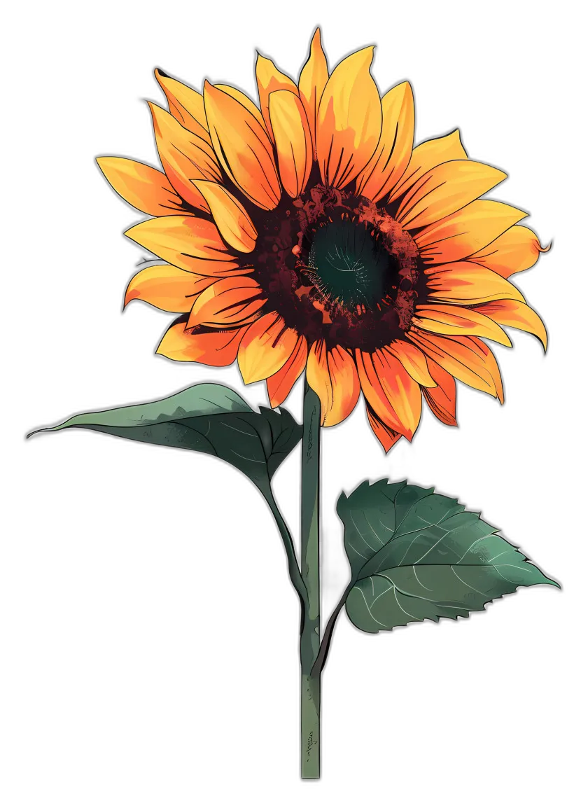Stylized Sunflower