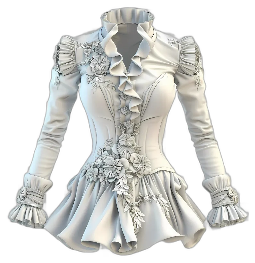 Victorian Ruffled Blouse