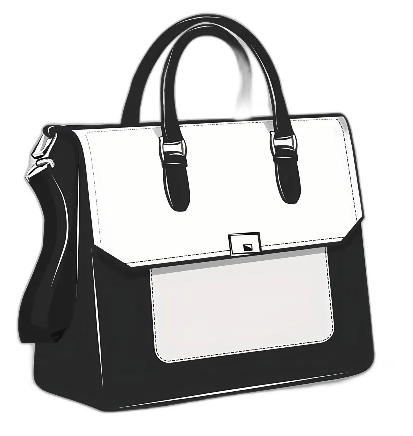 Stylish Two-Toned Handbag
