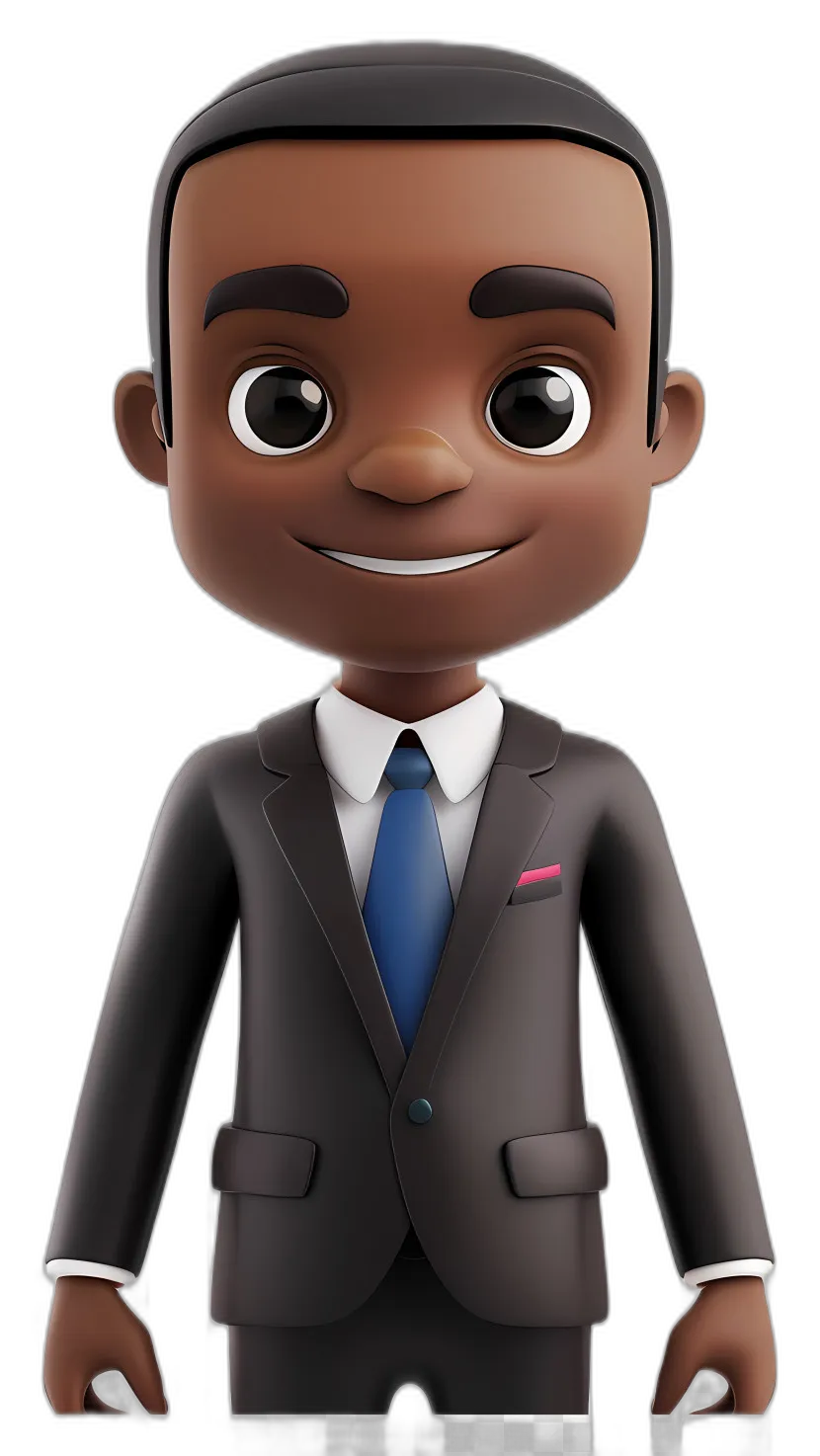 Cartoon Businessman Character