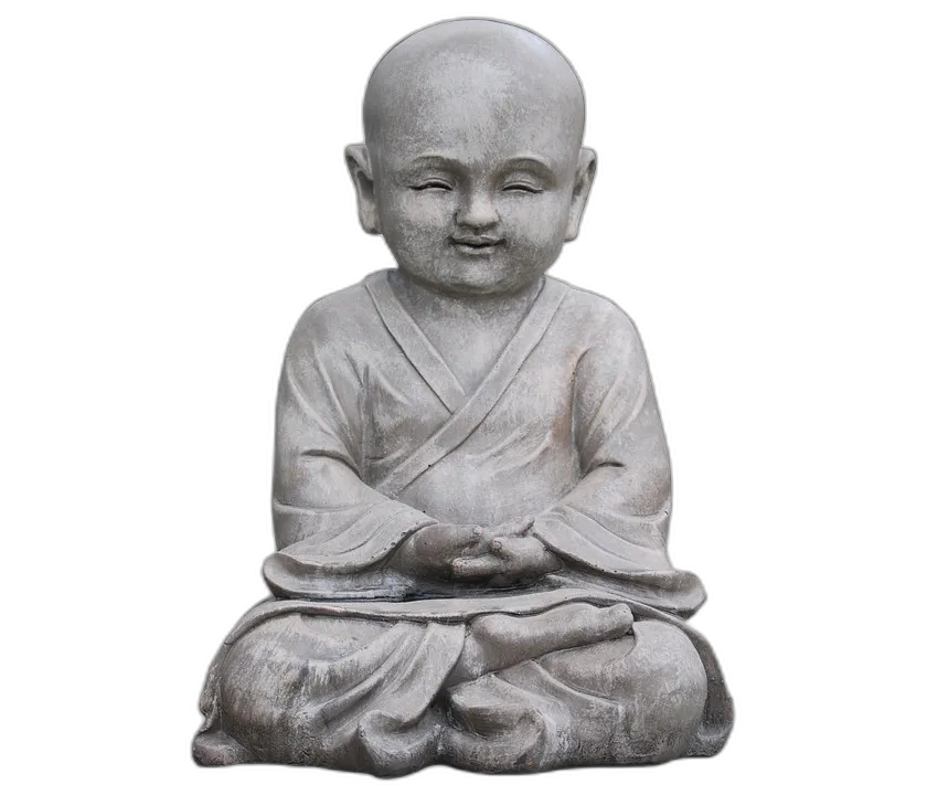 Weathered Stone Buddha Statue