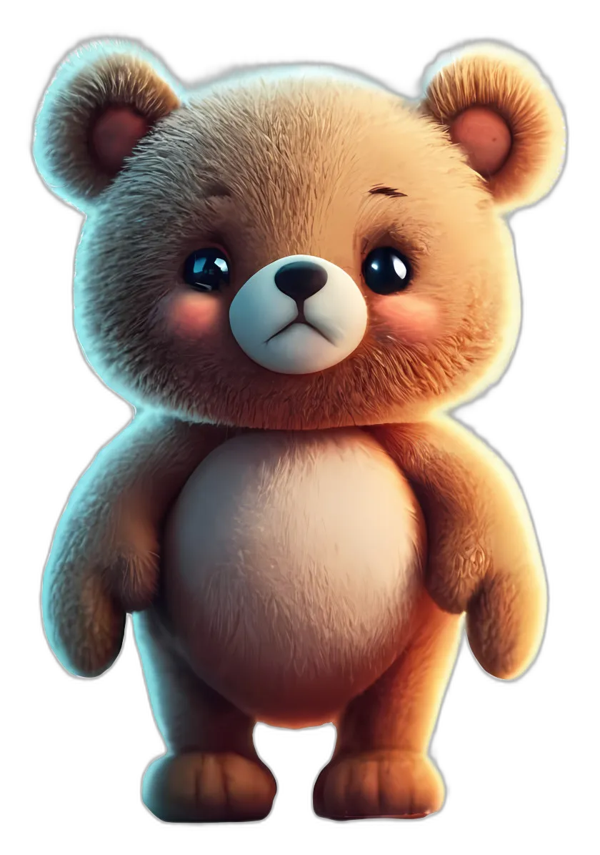 Sad Fluffy Teddy Bear