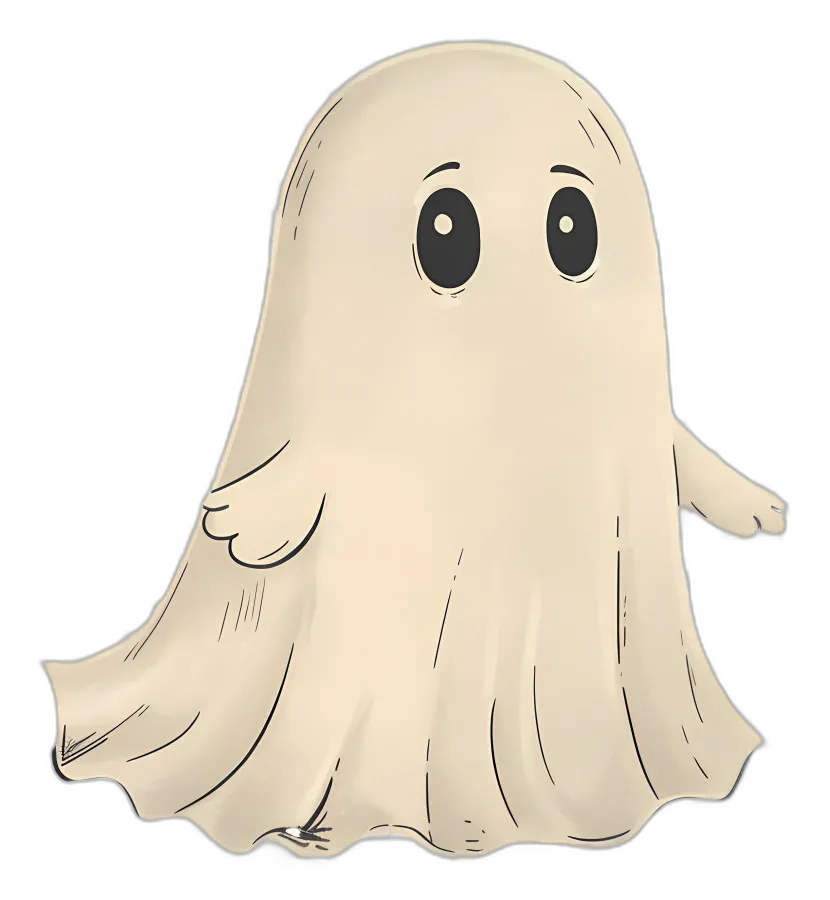 Creamy Cartoon Ghost