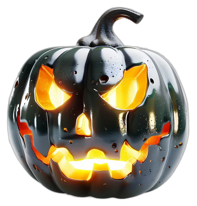 Glowing Halloween Pumpkin Lantern