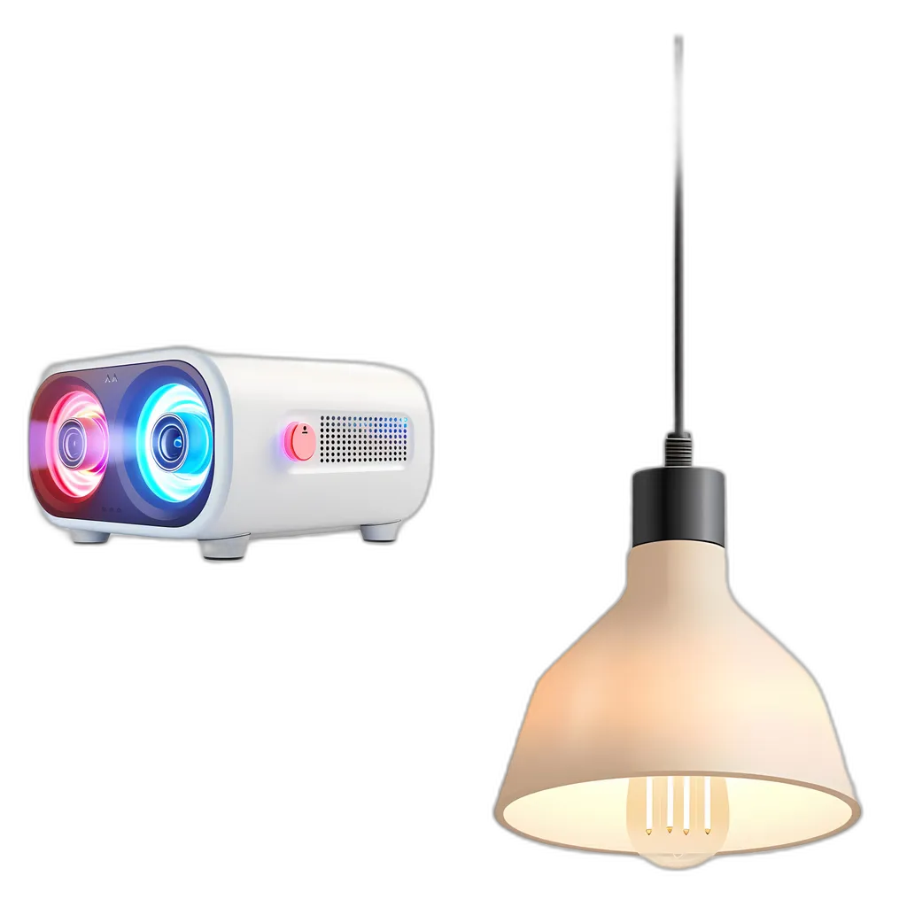 Modern Tech Bundle: Projector and Pendant Light