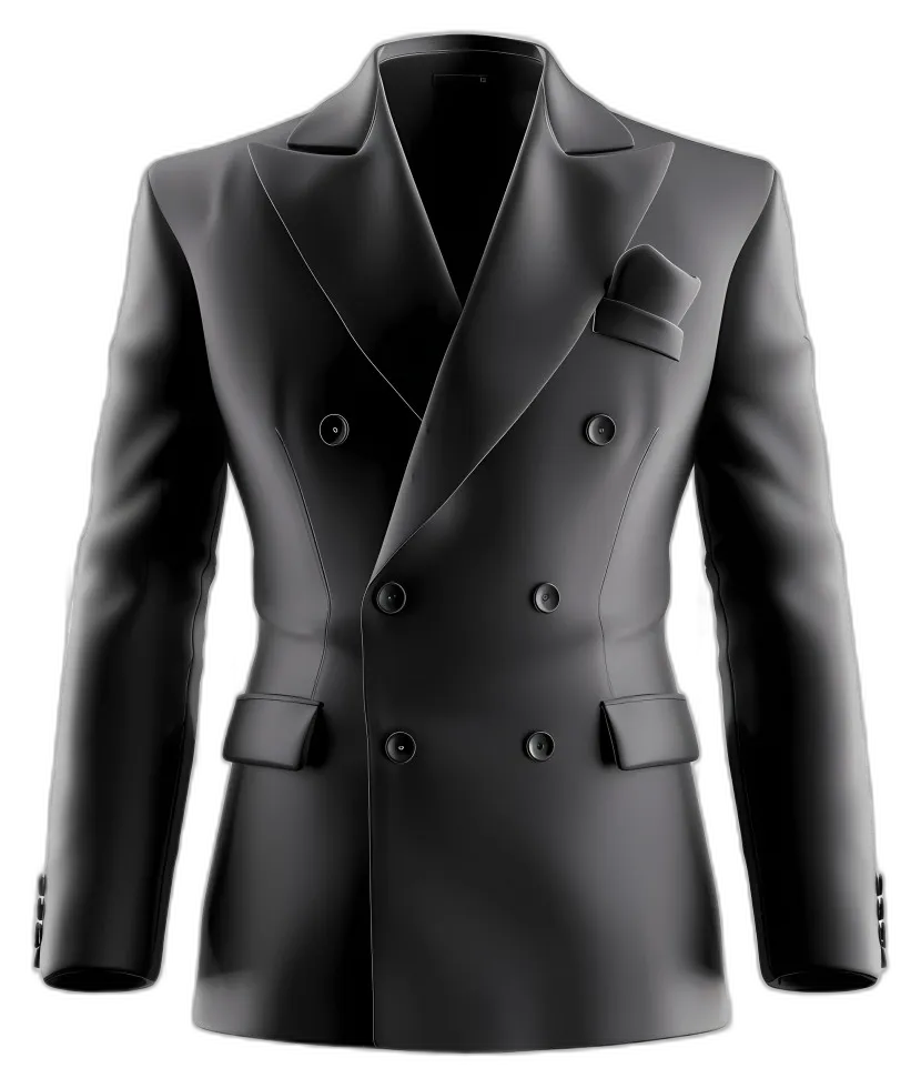 Double Breasted Formal Suit Jacket