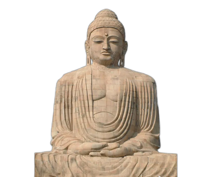 Meditative Buddha Stone Sculpture