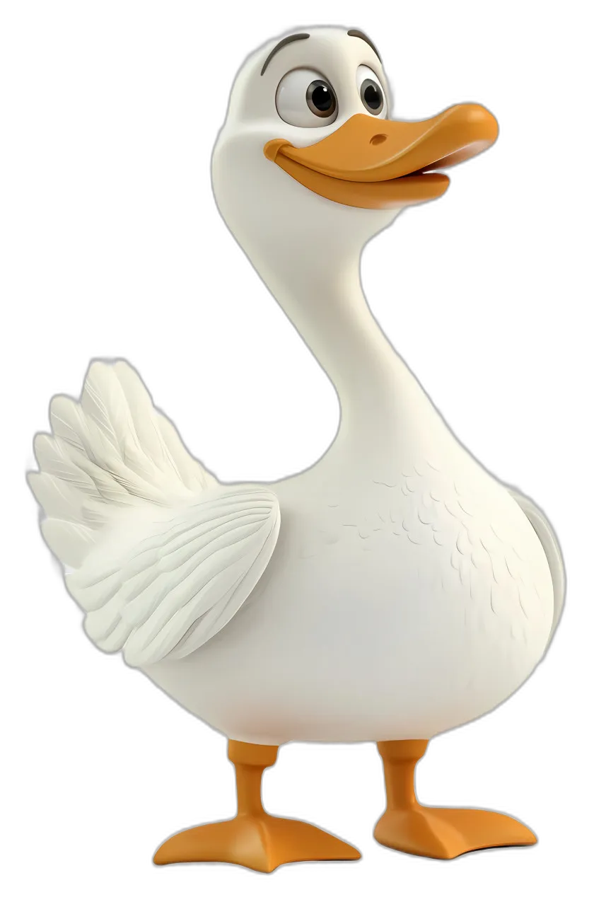Cartoon Goose Character