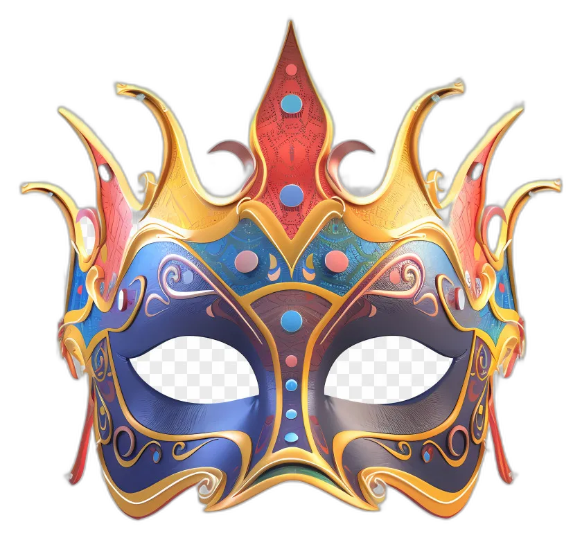 Ornate Venetian Carnival Mask