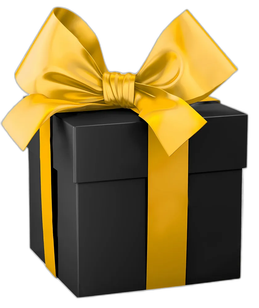 Luxury Gift Box with Golden Ribbon