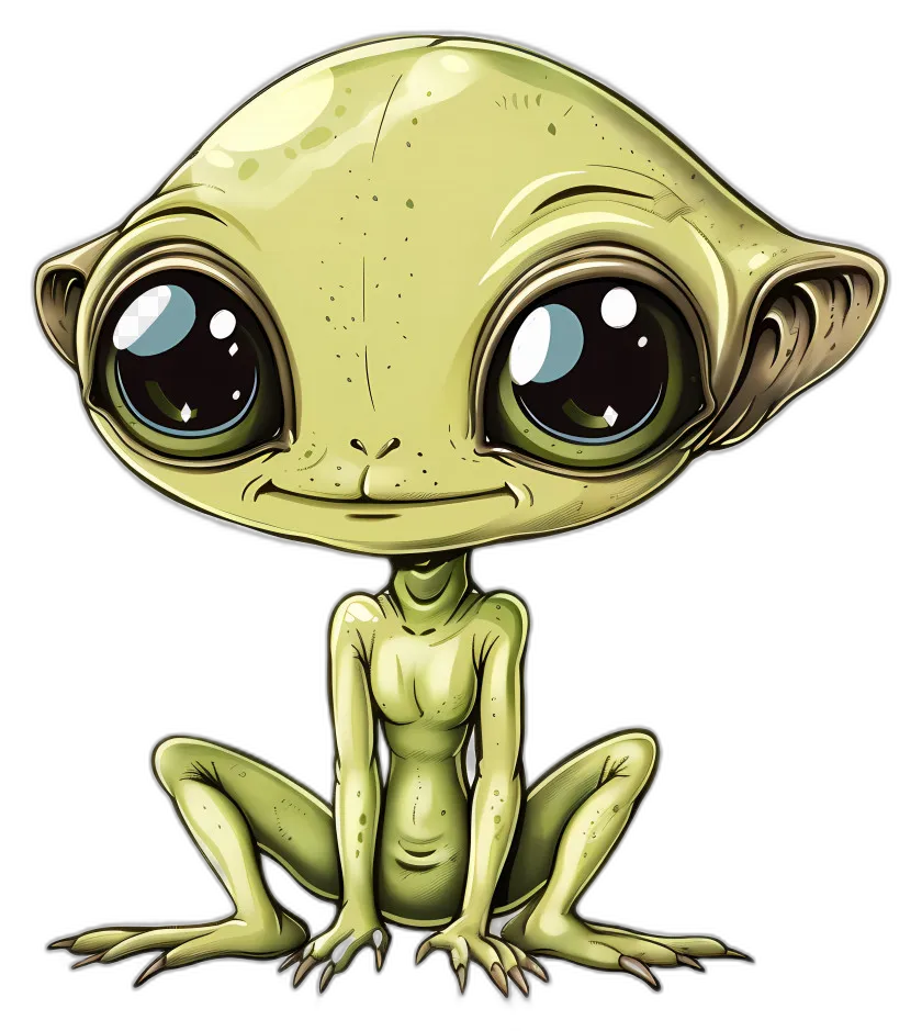 Cartoon Alien Character
