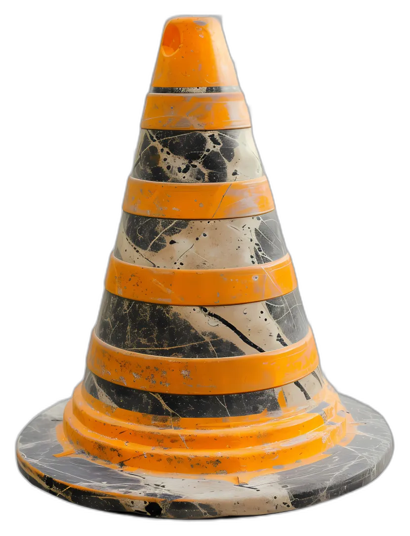 Weathered Traffic Cone