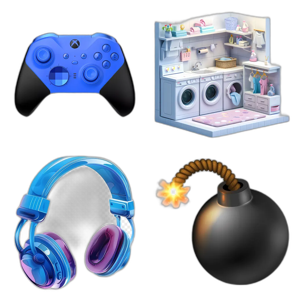 Gaming and Electronics Props Bundle