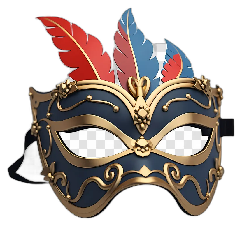 Ornate Venetian Masquerade Mask