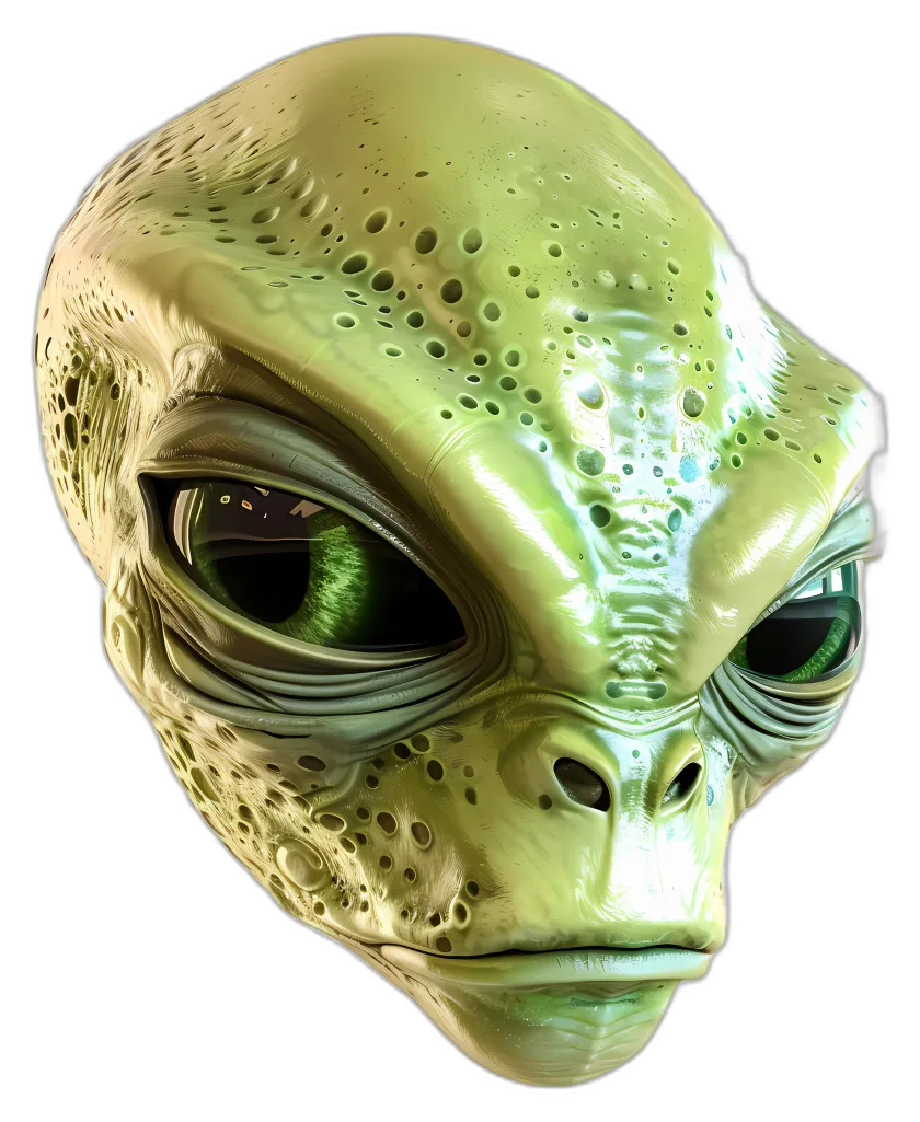 Reptilian Alien Head