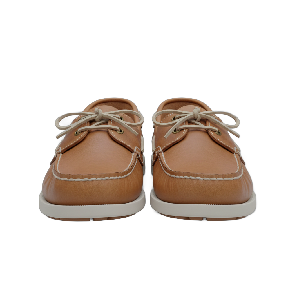 Tan Leather Boat Shoes