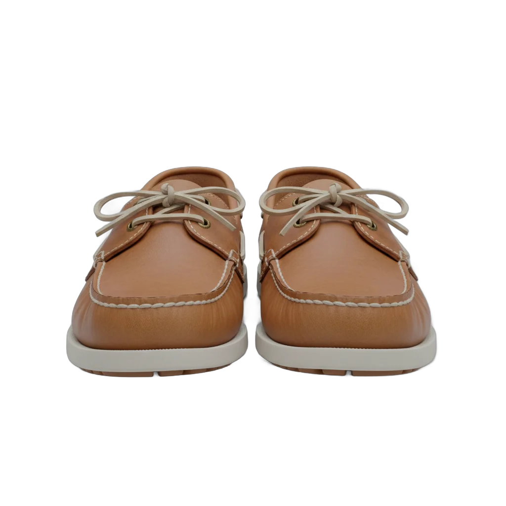 Tan Leather Boat Shoes