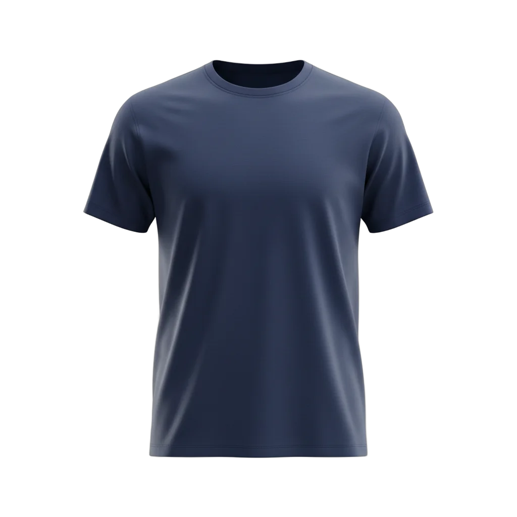 Navy Blue Crew Neck T-Shirt