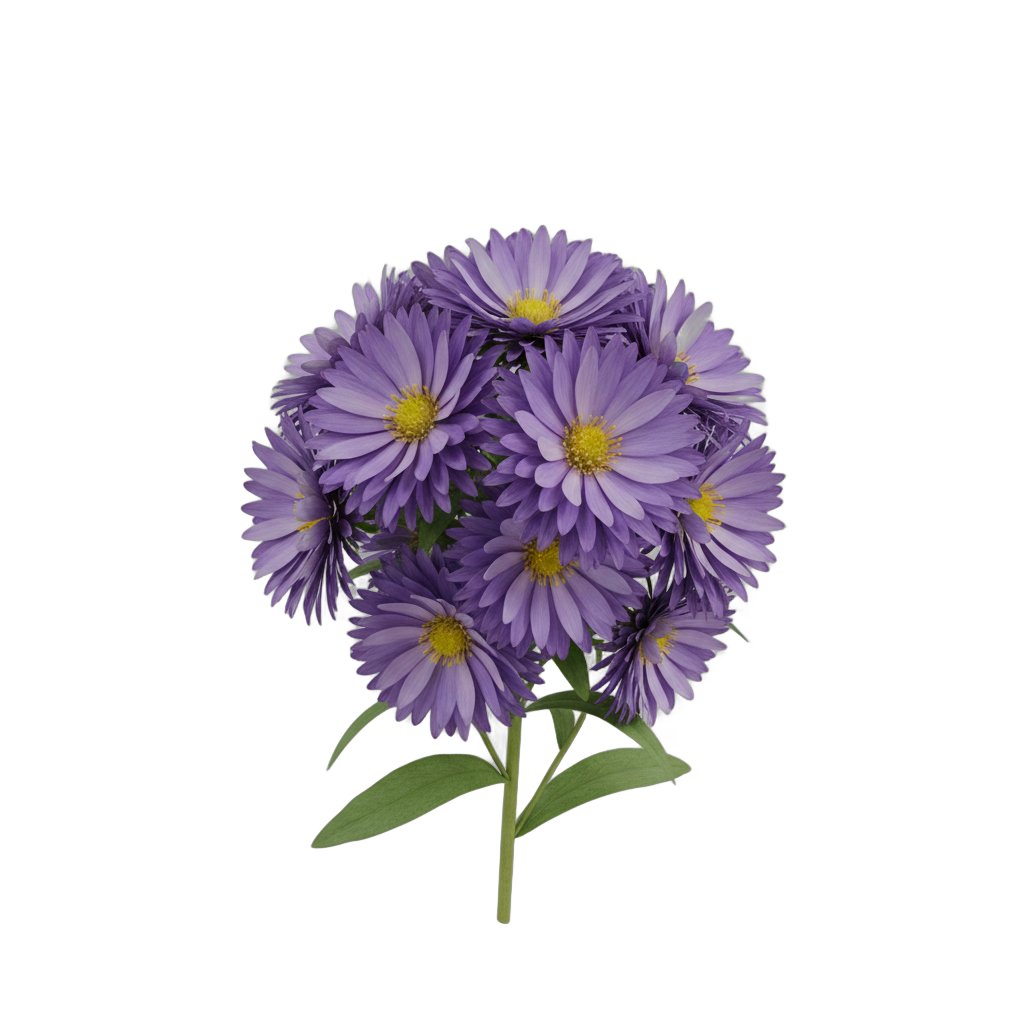 Purple Aster Flowers