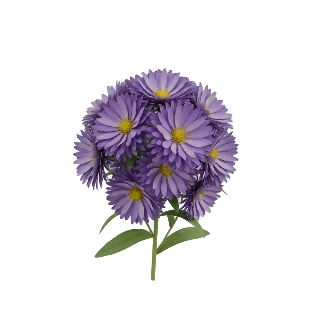 Purple Aster Flowers