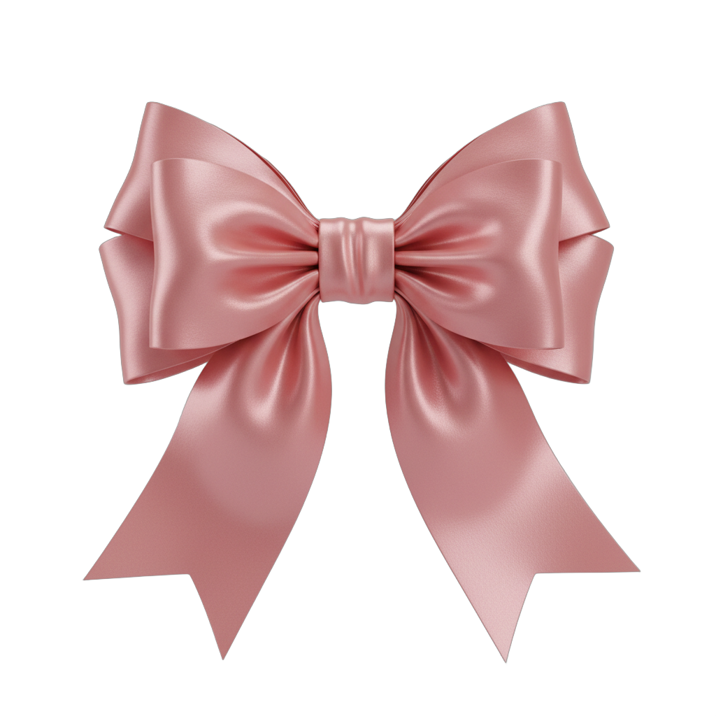 Pink Satin Bow