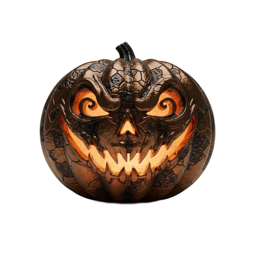 Glowing Halloween Pumpkin Lantern