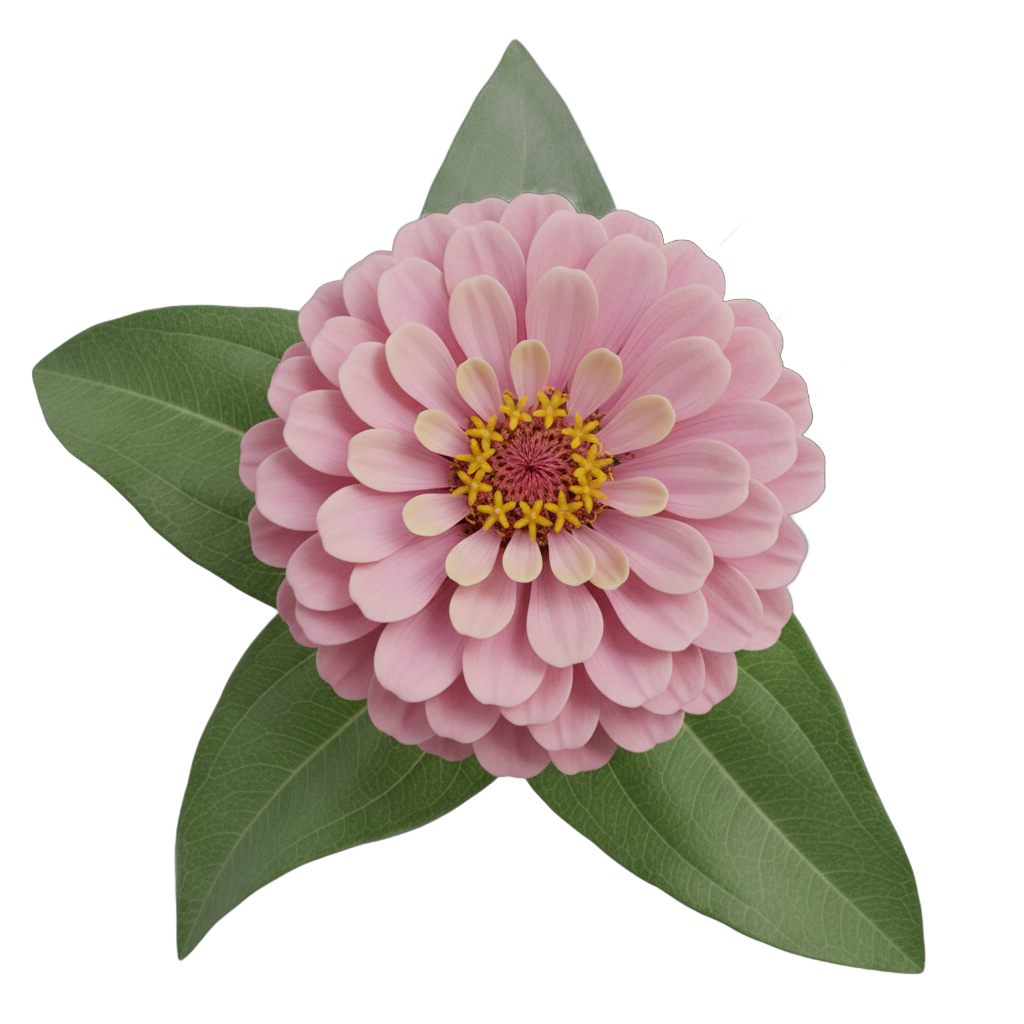 Pink Zinnia Flower