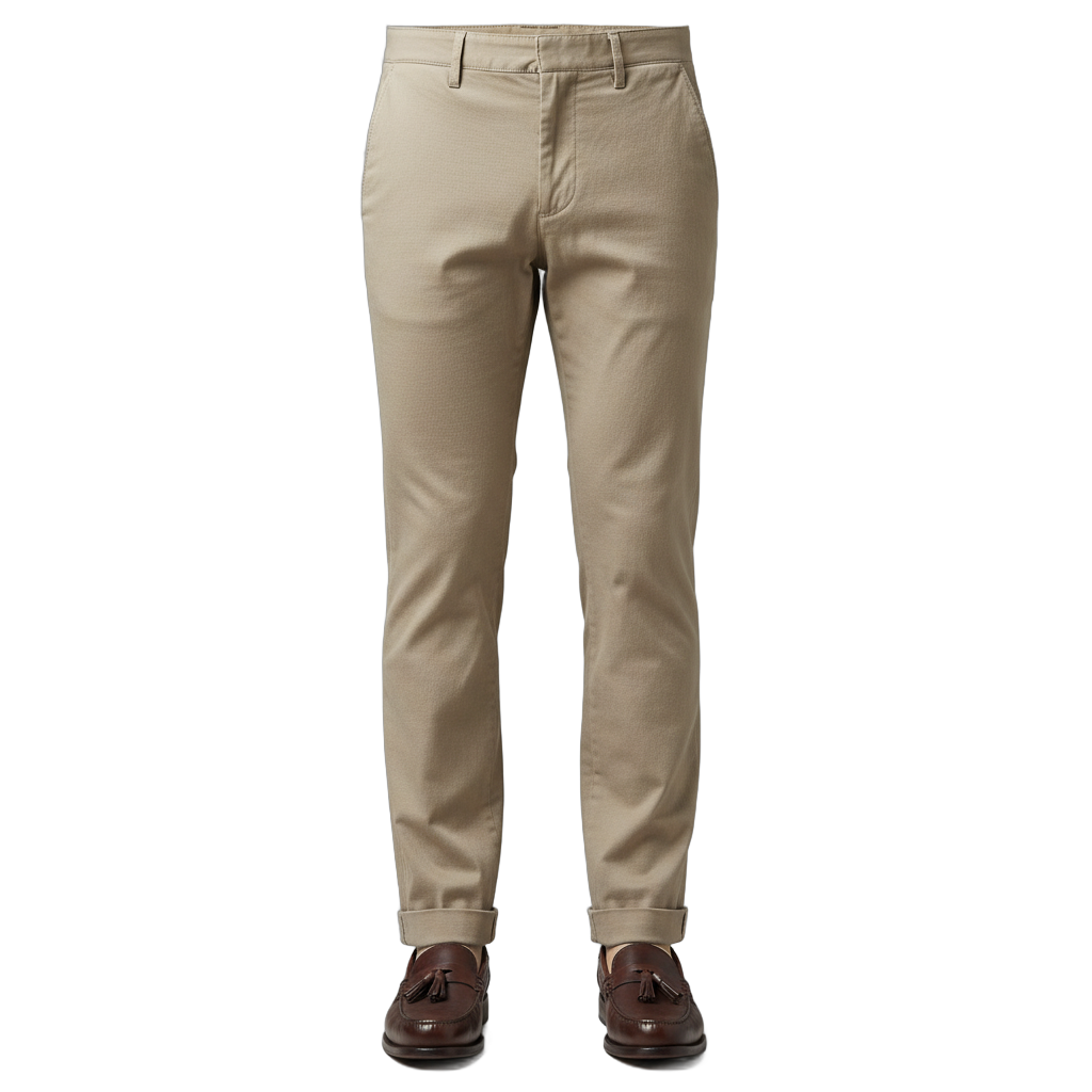 Men's Chino Pants with Loafers