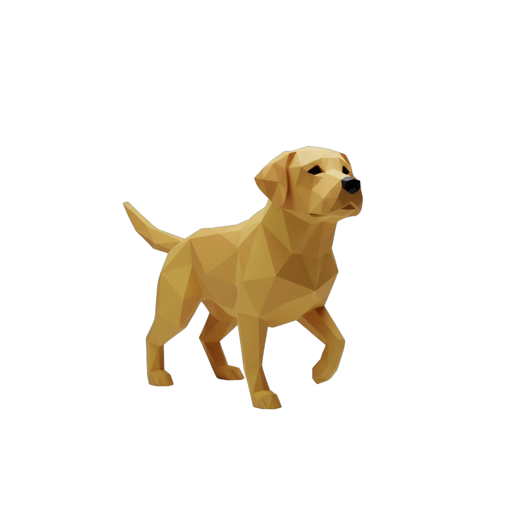 Low Poly Labrador Retriever