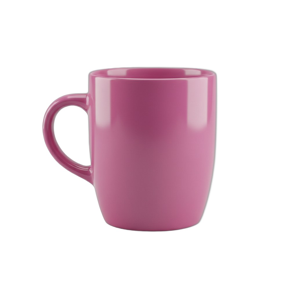 Pink Glossy Ceramic Mug