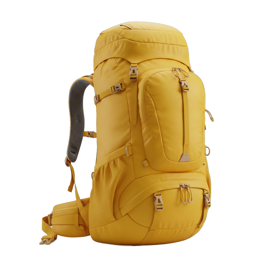 Yellow Hiking Backpack