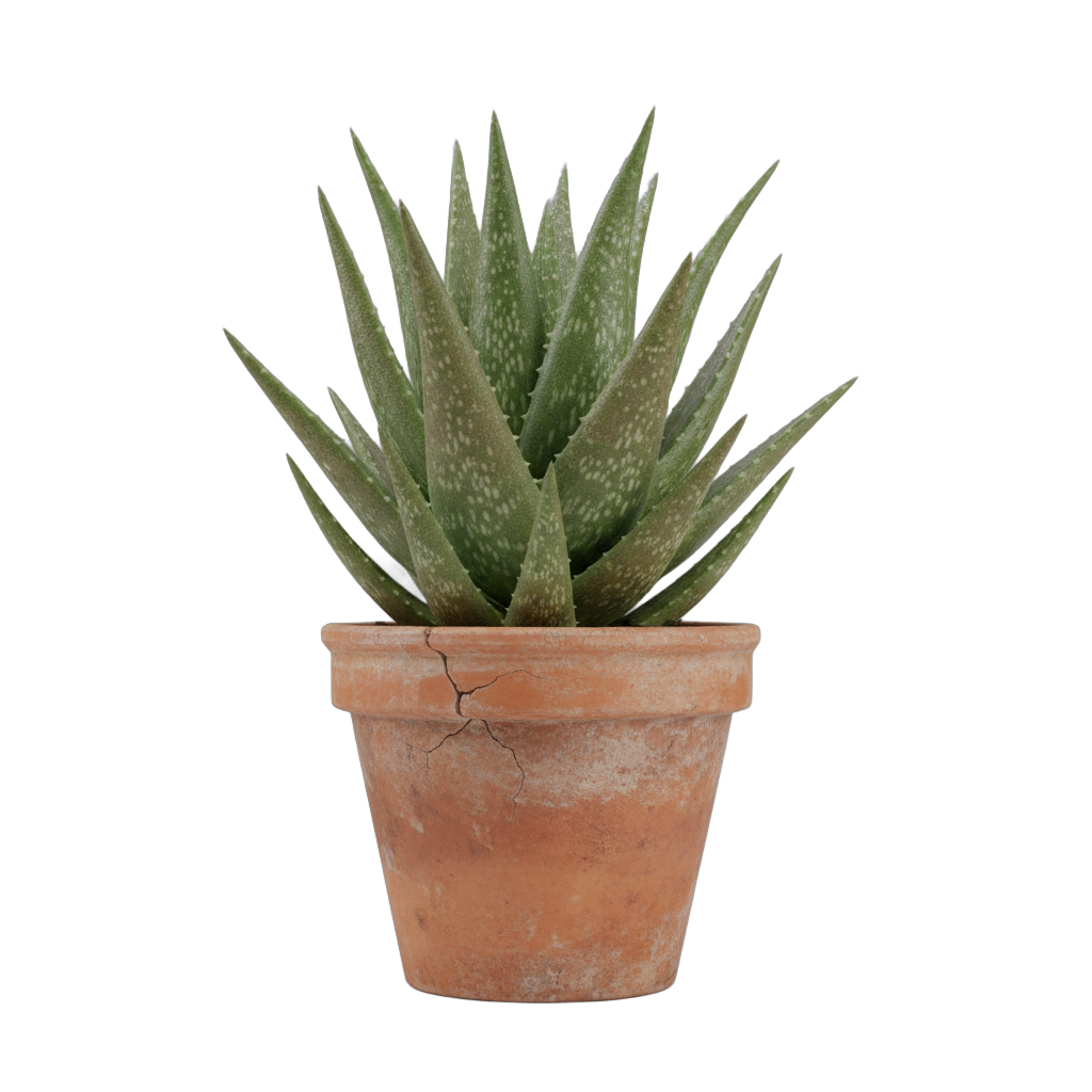Potted Aloe Vera Plant
