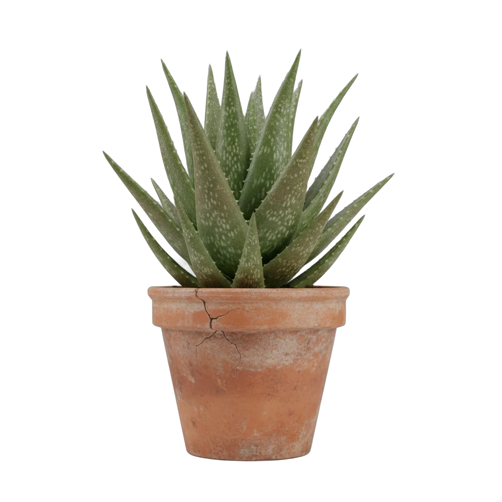 Potted Aloe Vera Plant
