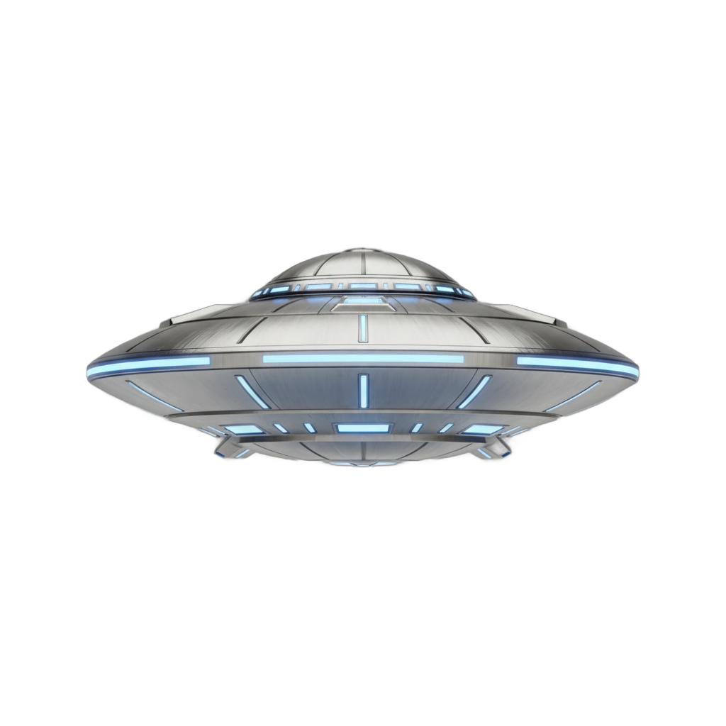 Futuristic Flying Saucer UFO