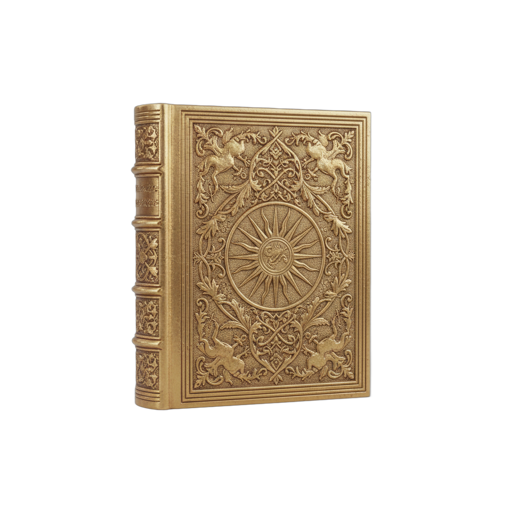 Ornate Golden Antique Book