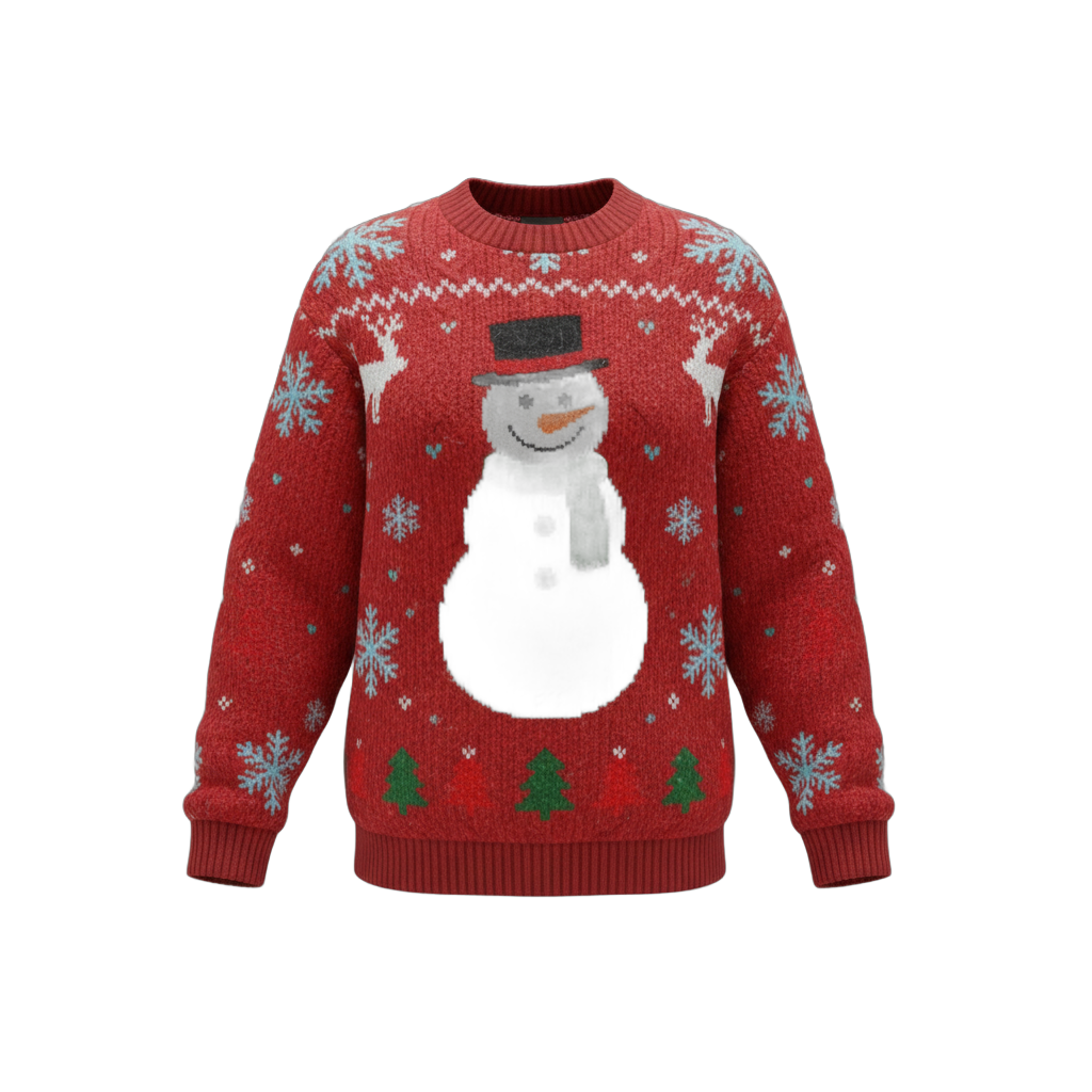 Festive Snowman Christmas Sweater